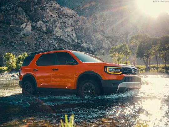 本田全新硬派SUV震撼登場！外形硬朗霸氣，搭載3.5L V6動力！-有駕