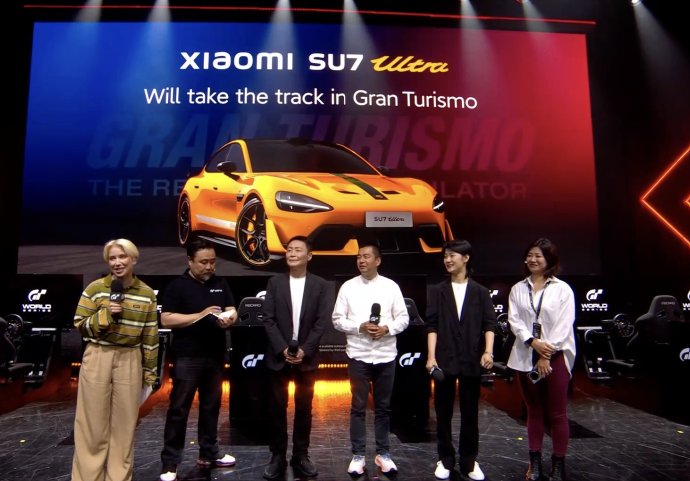 我尼瑪!兄弟們,以后可以在GT賽車?yán)锩骜{駛小米SU7 Ultra了!